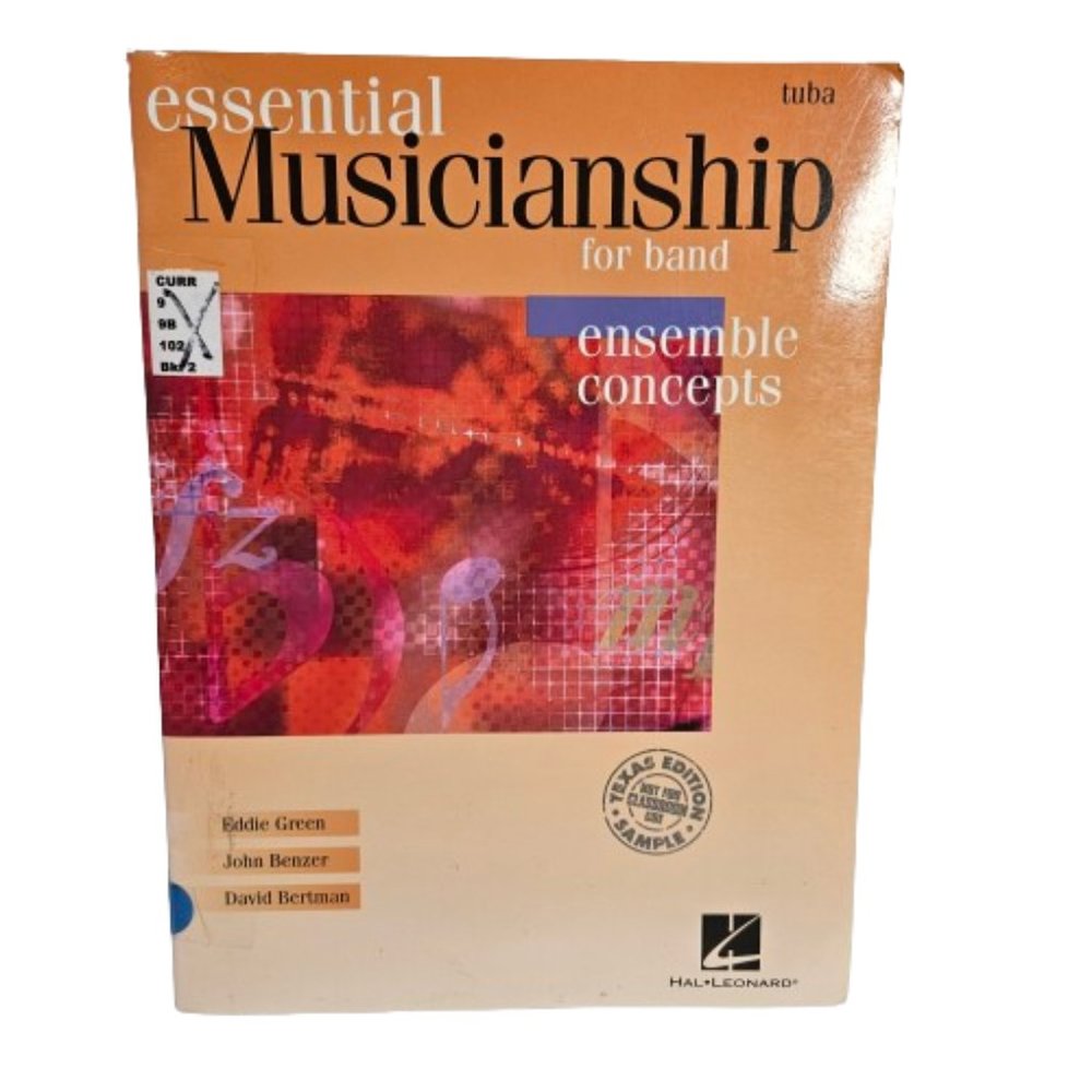 Essential Musicianship for Band Tuba Hal Leonard Music  Book